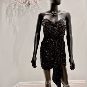 Nookie Selina Sequins‎ Black Mini Dress